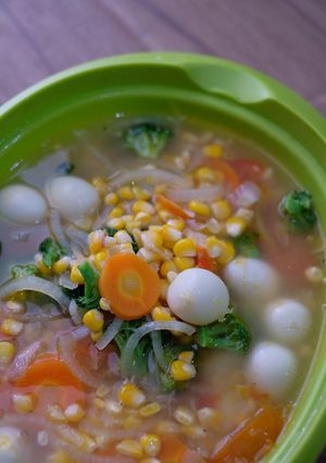 Foto resep Sup Brokoli Telur Puyuh