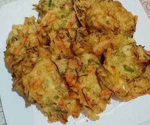Resep Terbaru Bakwan Sayur (ote-ote) Praktis Enak