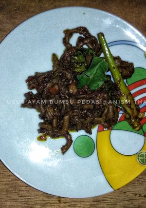 Foto resep Usus Ayam Bumbu Pedas