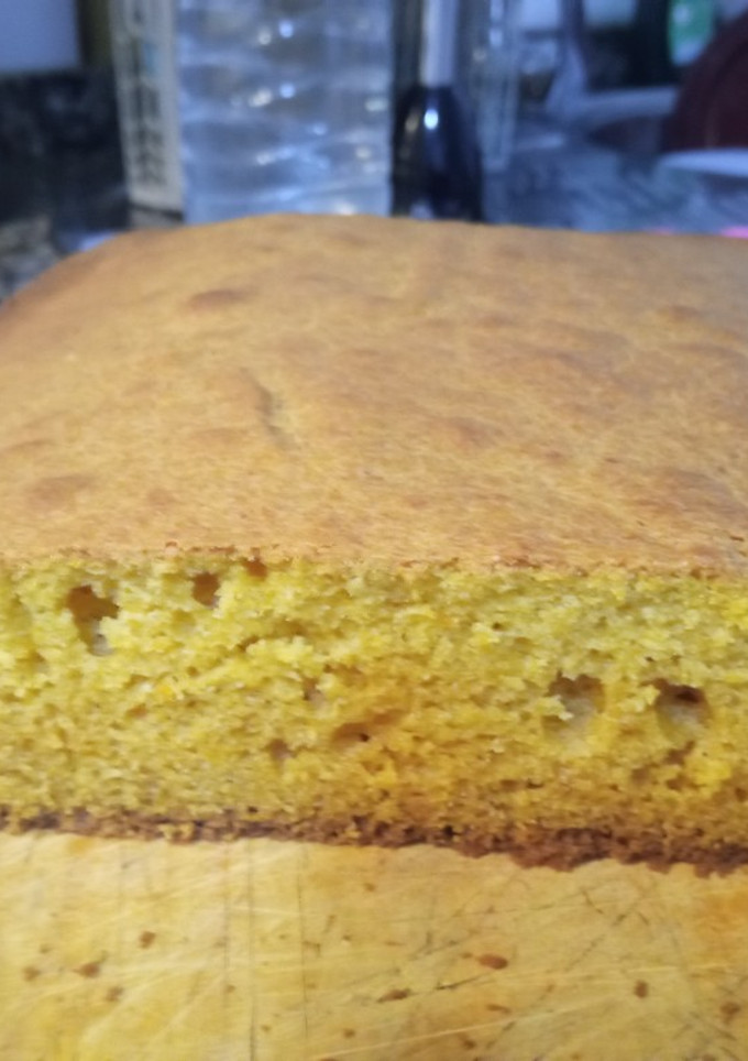 Una foto de Bizcocho sin gluten de zanahoria