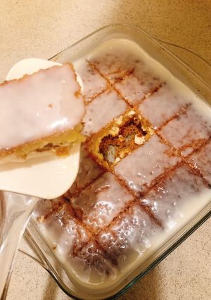 صورة لوصفة بسبوسة (الهبه) تشيز البسوسه 🥮♨️
