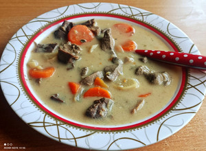 Savanyú leves sertés belsőségből🍲 recept fotója