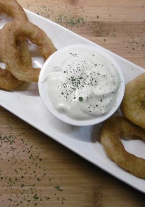 A picture of Greek Tartar Dip.