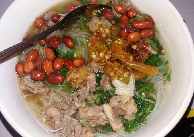 Cara Bikin Mie soun kuah praktis Rumahan