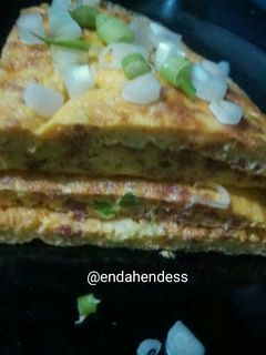 Foto resep Telur dadar kornet