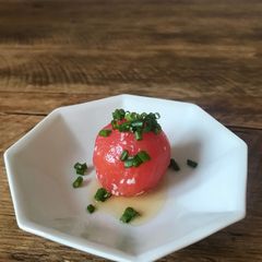 A picture of Shio Koji Tomato - Japanese #easy #vegan.