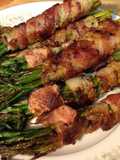 Baby esparragos con tocino