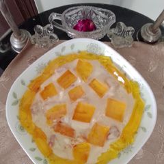 A picture of Fruit custard.