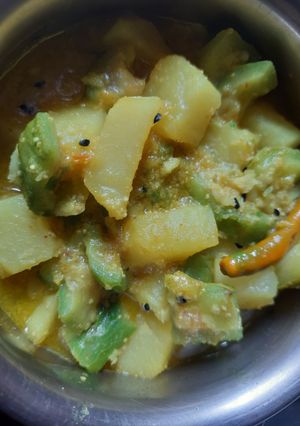 ঝিঙে আলু পোস্ত (jhinge aloo posto recipe in Bengali) রেসিপির প্রধান ছবি