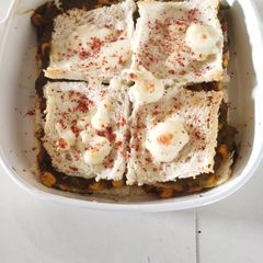 A picture of Bread lasagna.