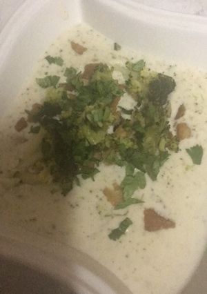 صورة لوصفة شوربة البروكلي بالكريمه