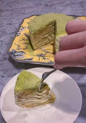 Foto resep Matcha Mille Crepes 🍵💚