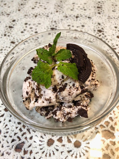 Foto resep Homemade Oreo Ice Cream (Super Simple)