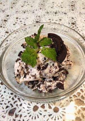 Foto resep Homemade Oreo Ice Cream (Super Simple)