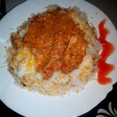 A picture of Chicken biryani#authors marathon.