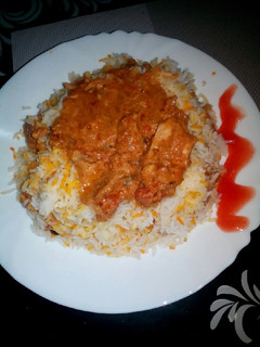 A picture of Chicken biryani#authors marathon.