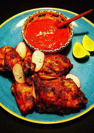 Una foto de Tandoori Chicken muy fácil!