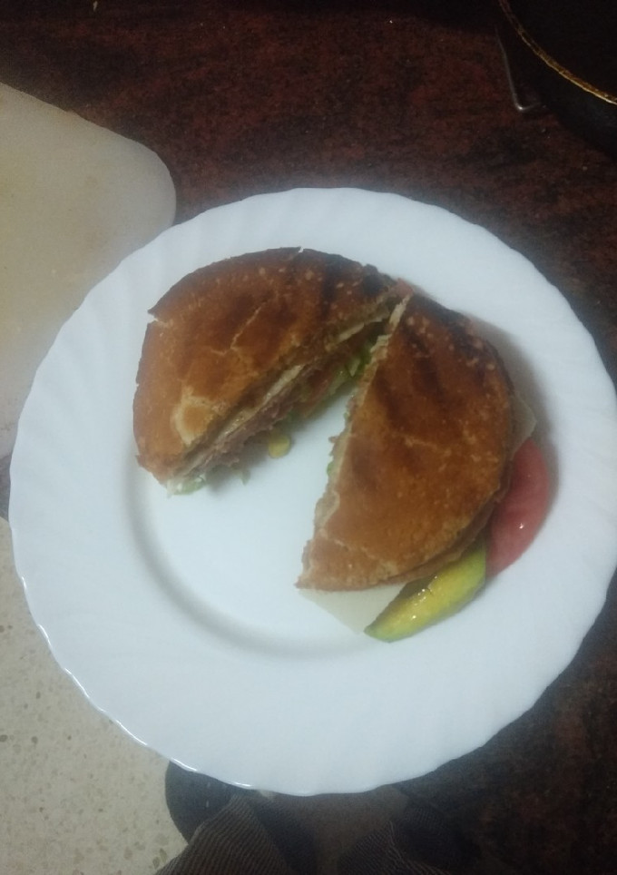 Una foto de Hamburguesa diferente