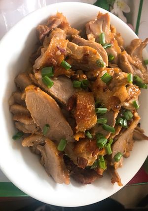 Hình của món Vịt nướng chao.