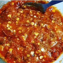 A picture of Red chutni.