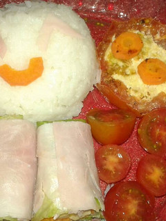 Una foto de Almuerzo sano y divertido para chicos Bento :D