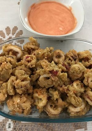 Foto resep Cumi goreng tepung+sambal mayonaise