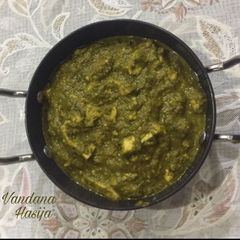 A picture of Restaurant  Style Kadai Aloo,Gobi and Methi.