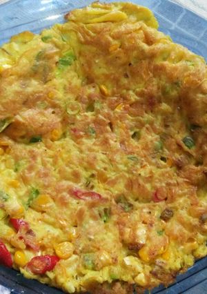Foto resep Telur dadar jagung