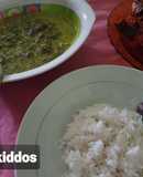 Gulai Daun Ubi Tumbuk + Ikan Sambal Dencis