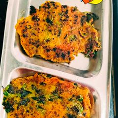 A picture of Methi Daal Chiila.
