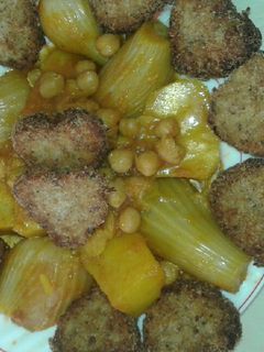 صورة لوصفة مرقة بقلوب البسباس