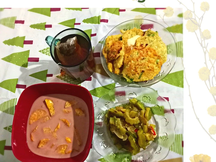 Cara Gampang Menyiapkan Resep Menu Diet tanpa Nasi day 2 | Omelet Telur Kentang, Tumis Pare yang Lezat Sekali Anti Ribet, Uenak Banget