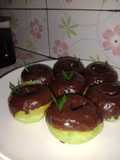 Donat Pandan Coklat