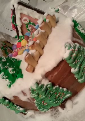 Foto di Torta Casa di Babbo Natale 🎅