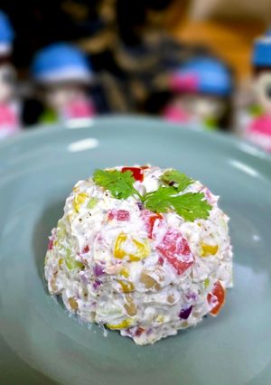 A picture of Hung Curd Salad.
