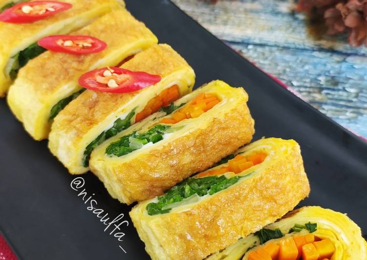 Bahan Telur Gulung Sayur | Cara Membuat Telur Gulung Sayur Yang Sempurna