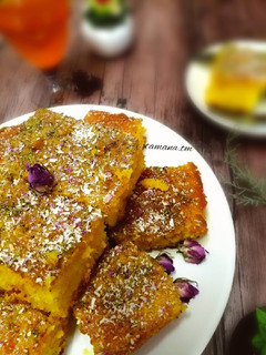 عکسی از دستور کیک باقلوا نارگیلی (شربتی نارگیلی)