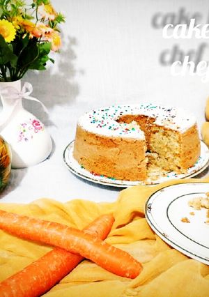 عکسی از دستور کیک هویج و گردو