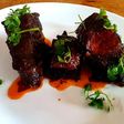Costilla de ternera al vino tinto