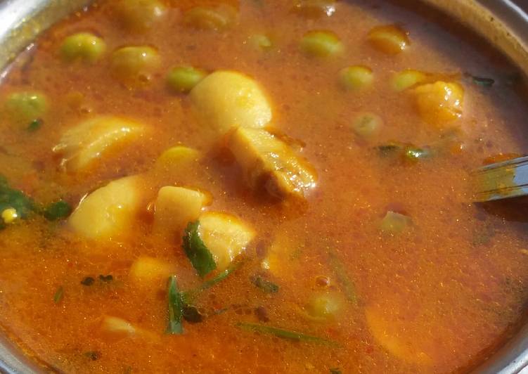 How to Make Favorite Matar Mushroom ki sabji