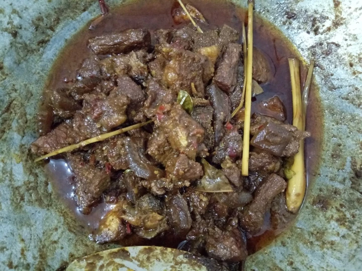 Langkah Gampang Menyiapkan Resep Rendang daging sapi Racik Indofood yang Lezat Sekali Anti Ribet, Mantap