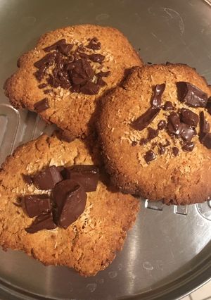 Une photo de Cookies chocolat coco