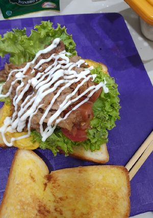 Foto resep Sandwich simple dan kenyang untuk sahur