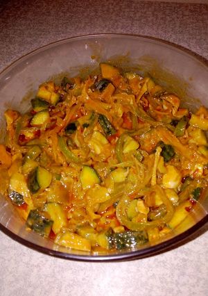A picture of Atchar And Cucumber Salad.