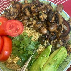 A picture of Quick Easy Simple but Delicious Alkaline dinner.