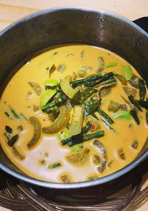 Foto resep Sayur Lodeh Cecek Kacang Panjang dan Pete
