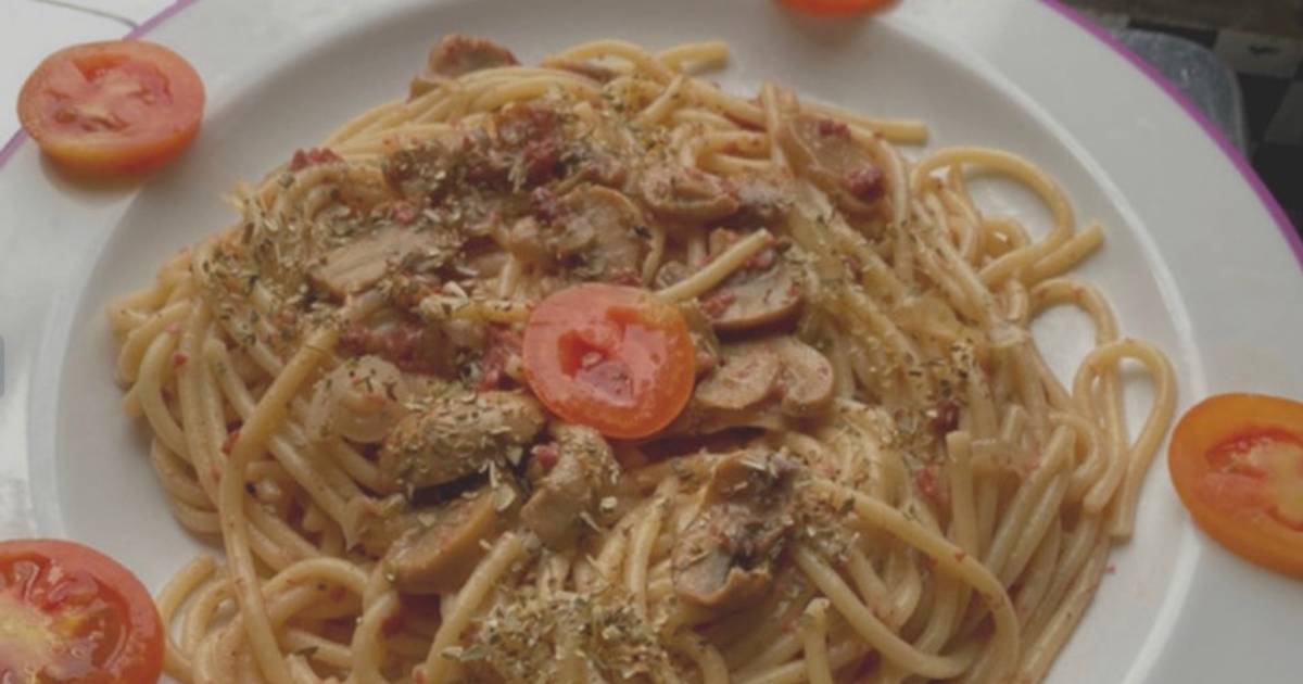 Resep Spaghetti Aglio Olio Jamur ala Diva oleh Agustina Erlinda Cookpad