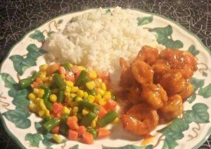 Steps to Prepare Super Quick Homemade Sweet-and-Sour Shrimp