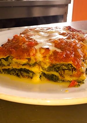 Una foto de Lasagna de verdura a mi manera