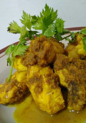 Foto resep Ayam ungkep lengkuas
